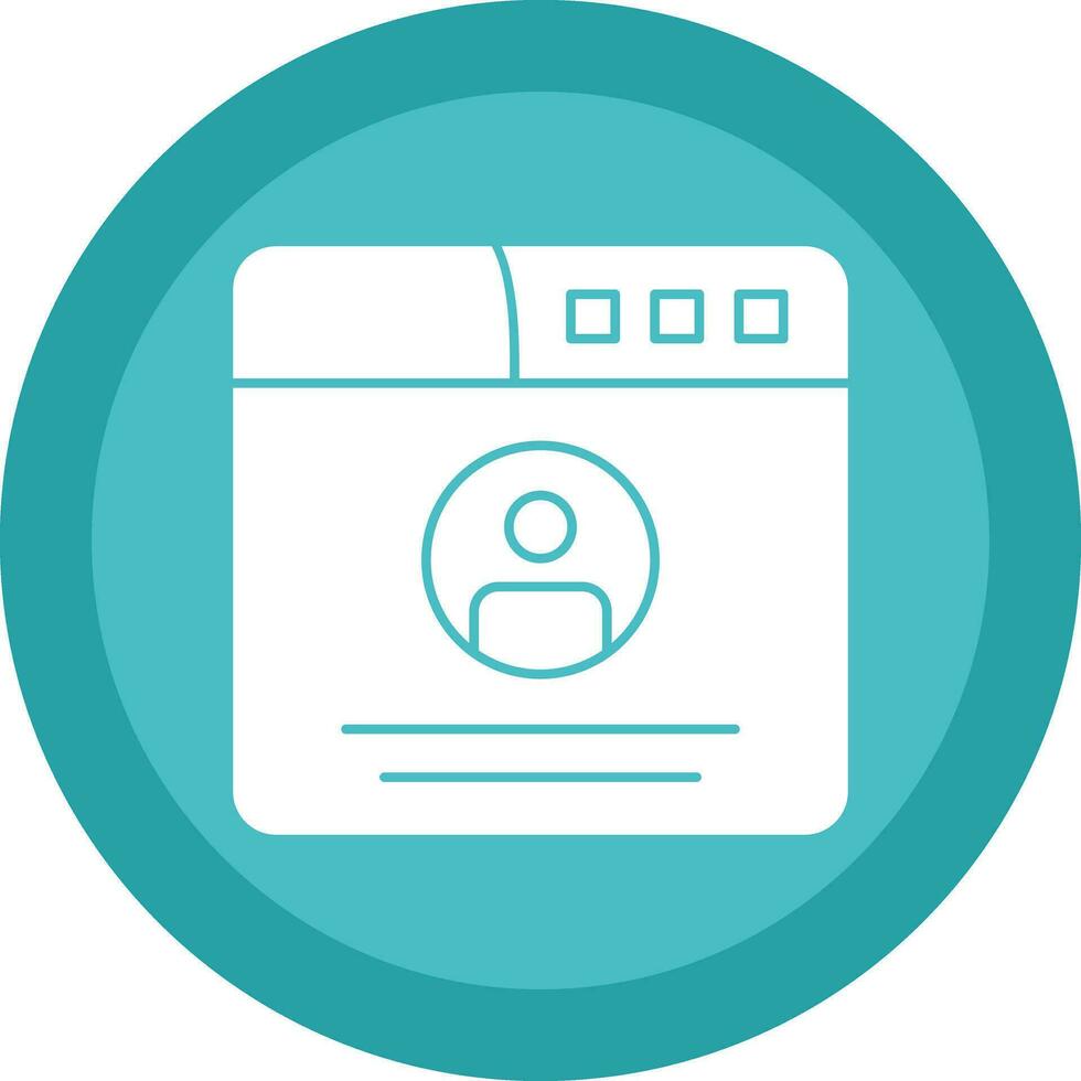 Profile  Vector Icon Design