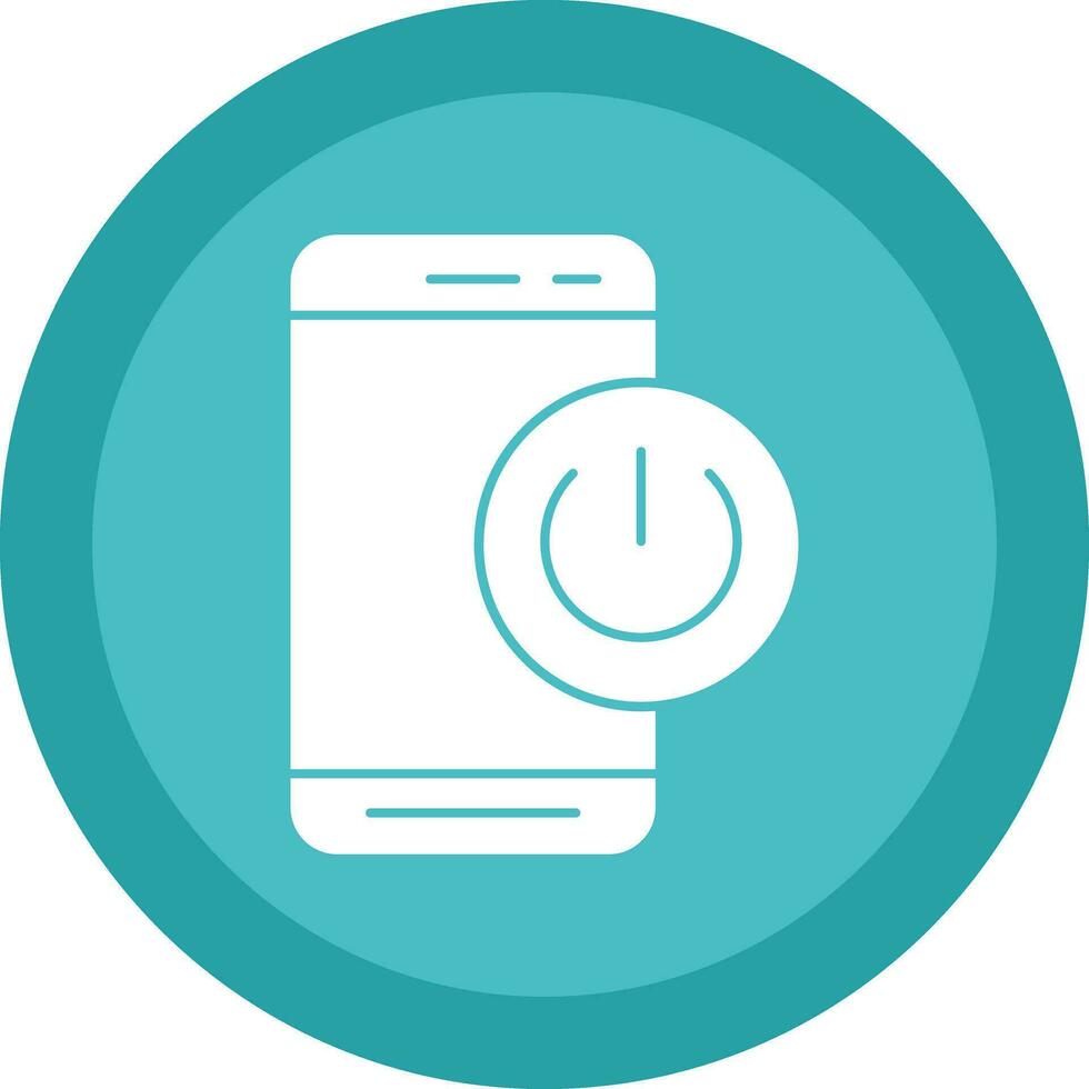Mobile On Off  Vector Icon Design