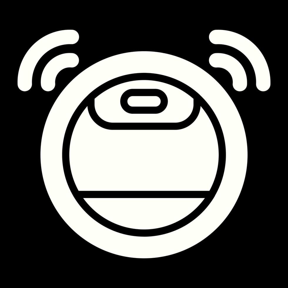 Robot Vacuum Cleaner Vector Icon