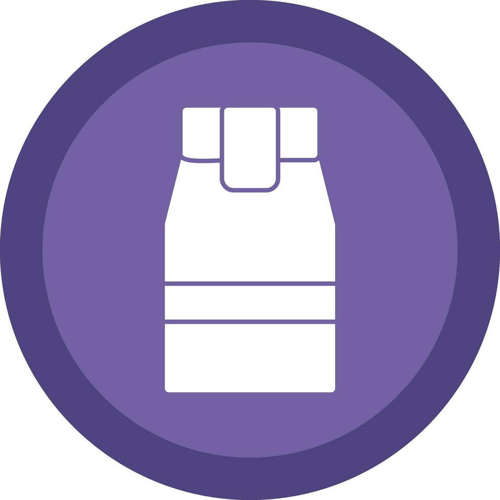 Milk Bottle Vector Icon Design