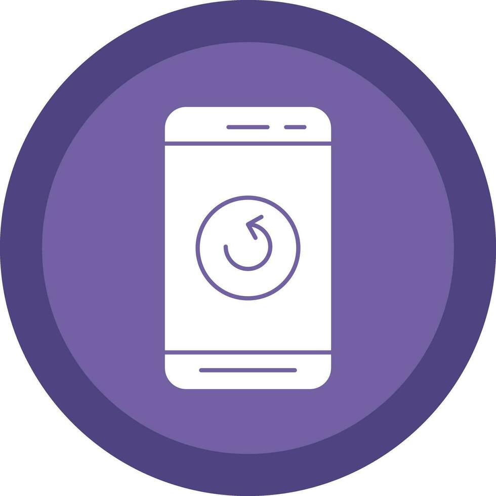Mobile Refresh  Vector Icon Design