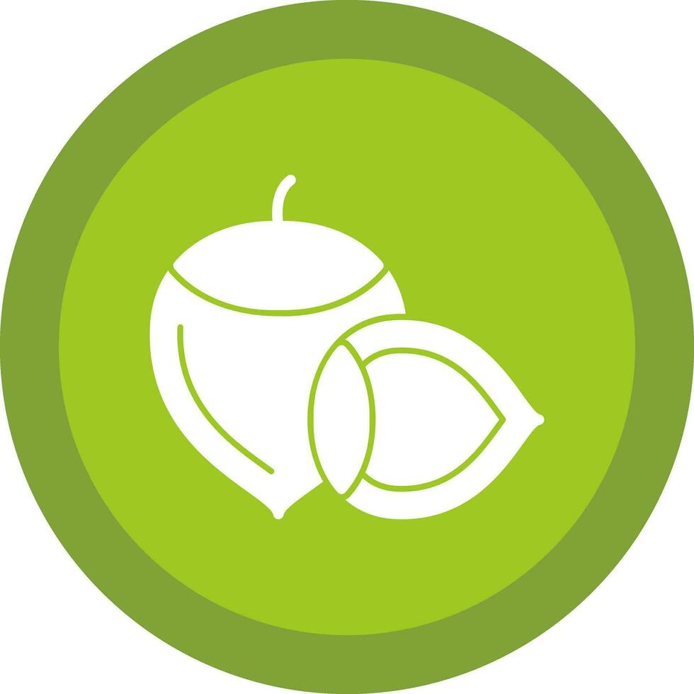 Hazelnut Vector Icon Design