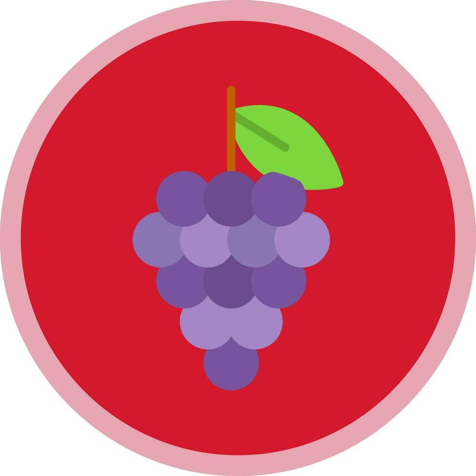 Grape Vector Icon Design