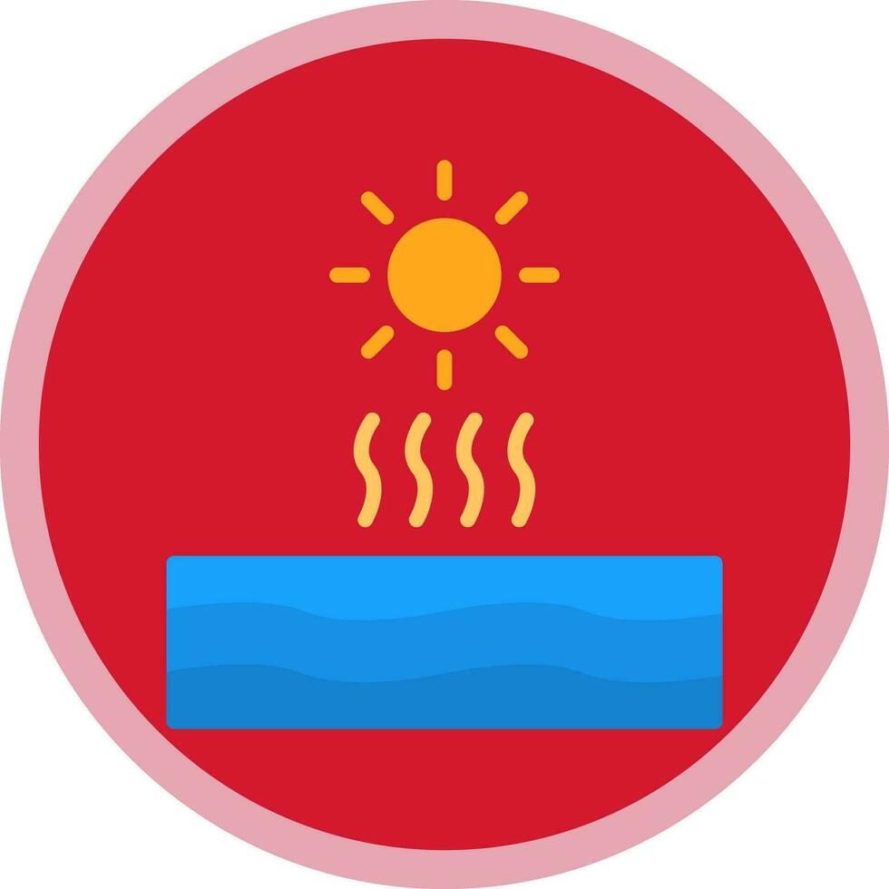 diseño de icono de vector de sol