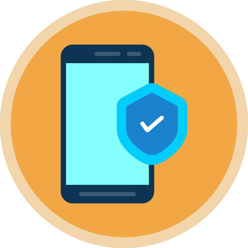 Mobile Security  Vector Icon Design