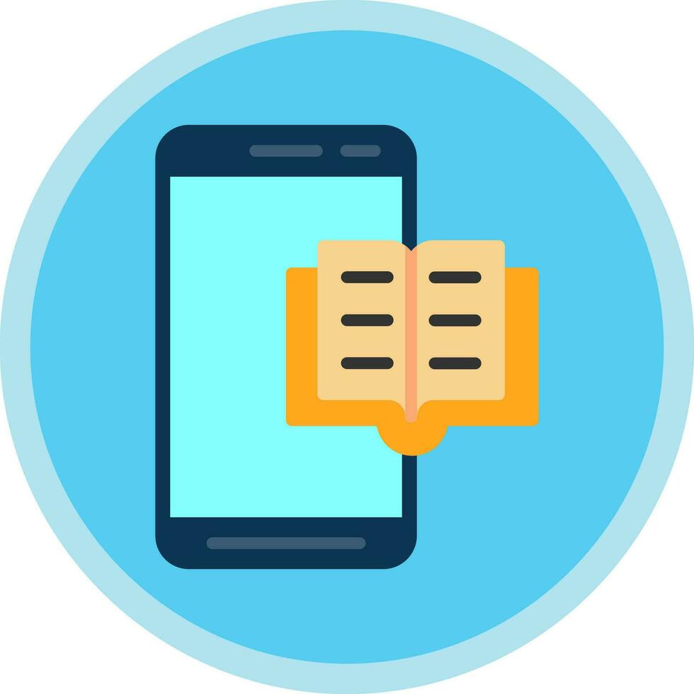 Reading Book  Vector Icon Design