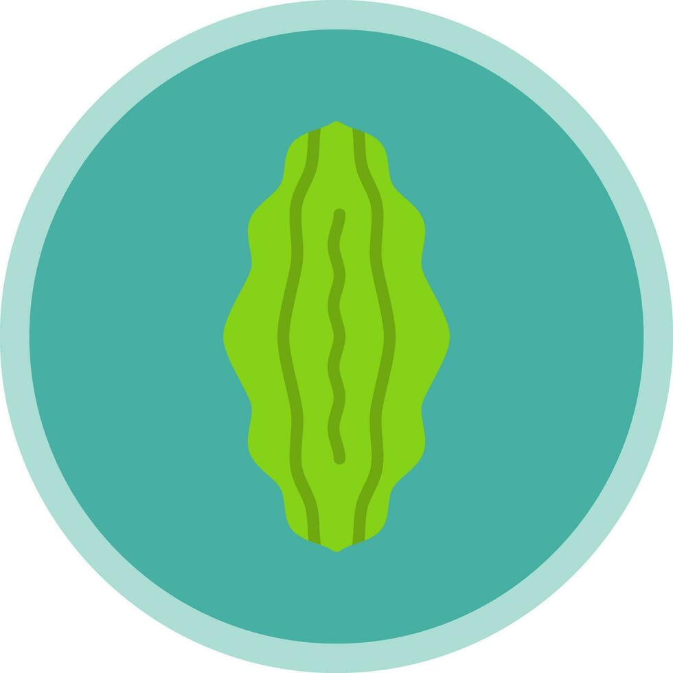 Bitter Melon Vector Icon Design