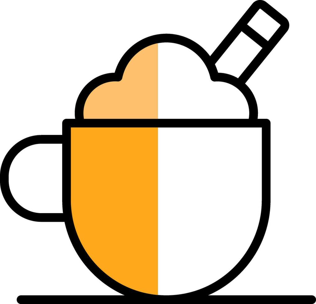 Cappuccino Vector Icon Design