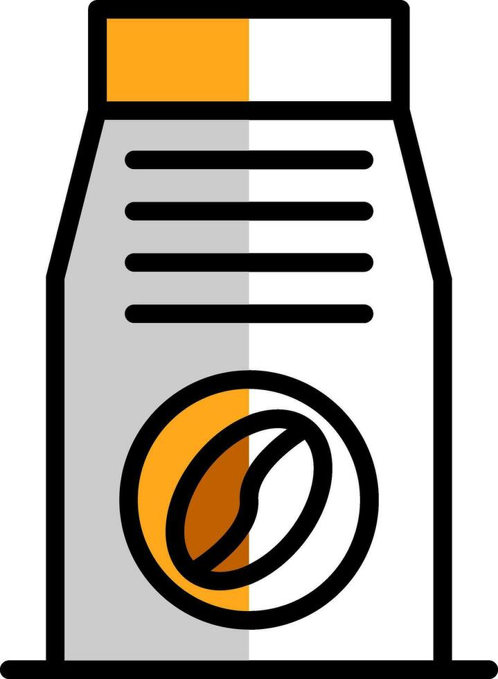 Instant Coffee Vector Icon Design