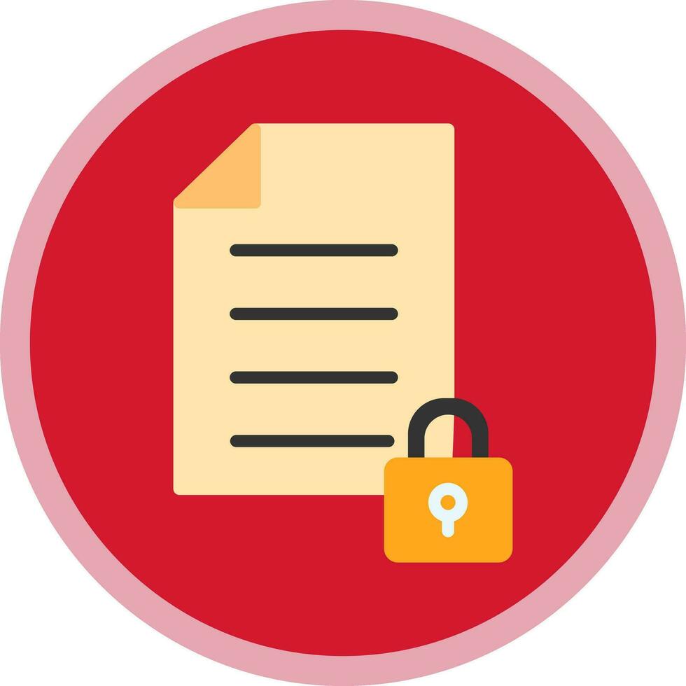 Locked Vector Icon Design