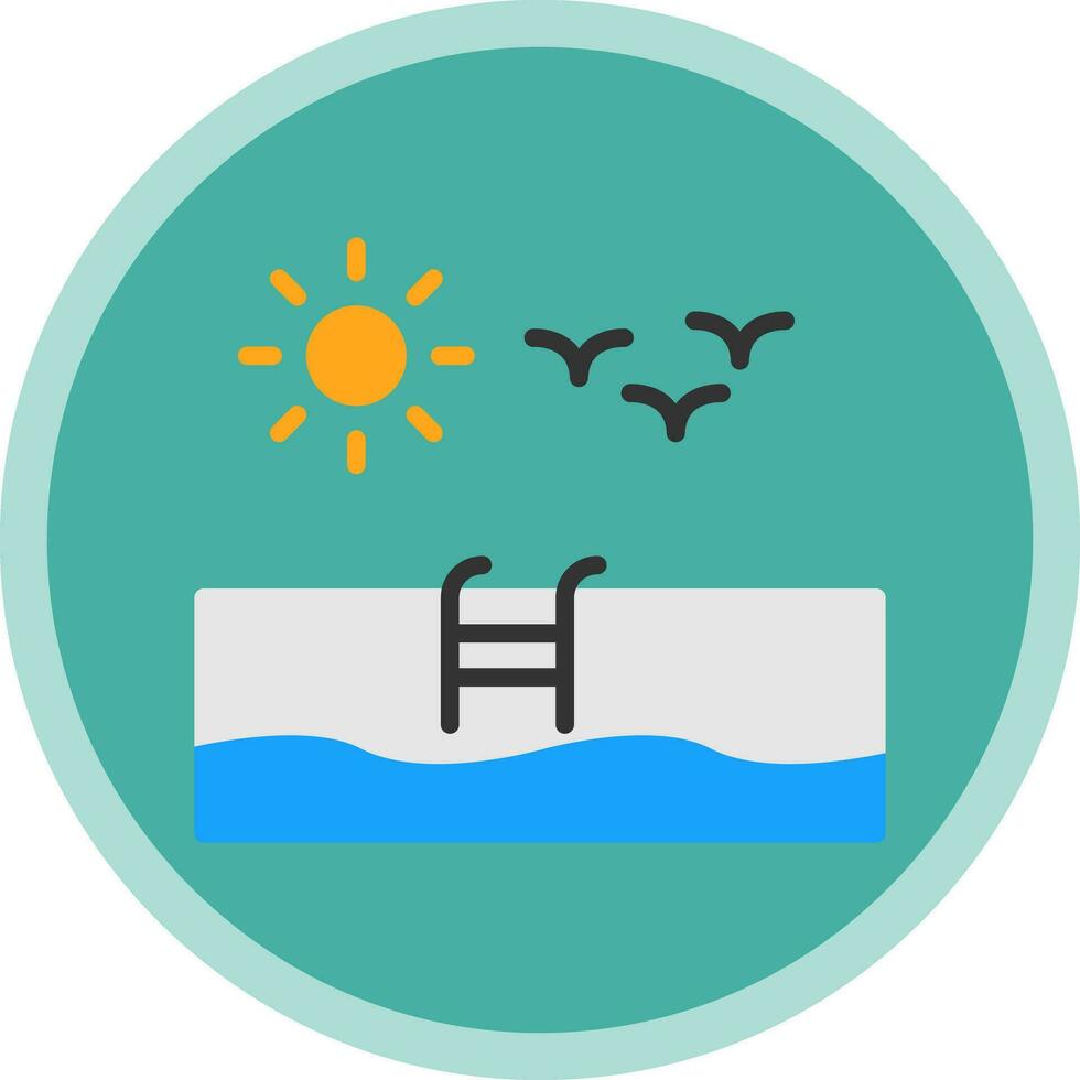 Swimming Pool  Vector Icon Design