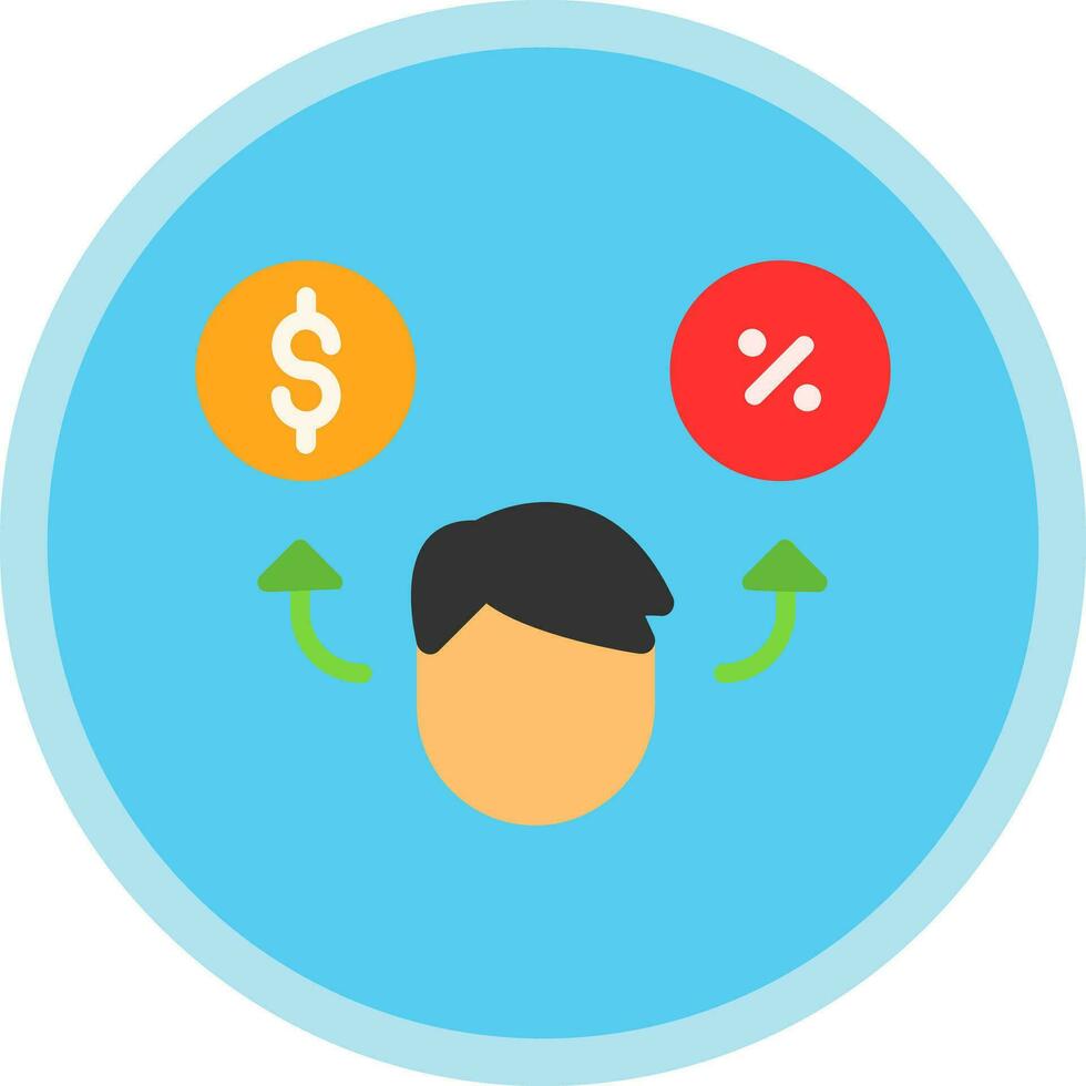Debt Vector Icon Design