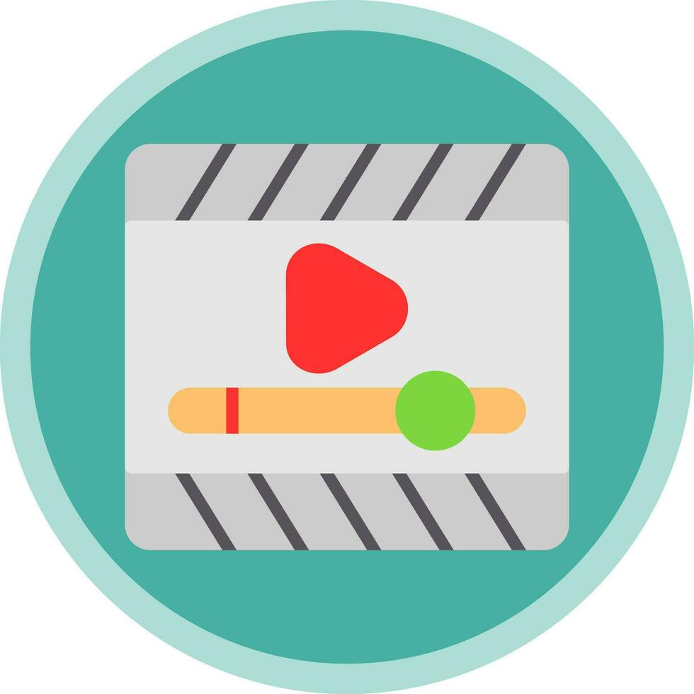 Video Player  Vector Icon Design