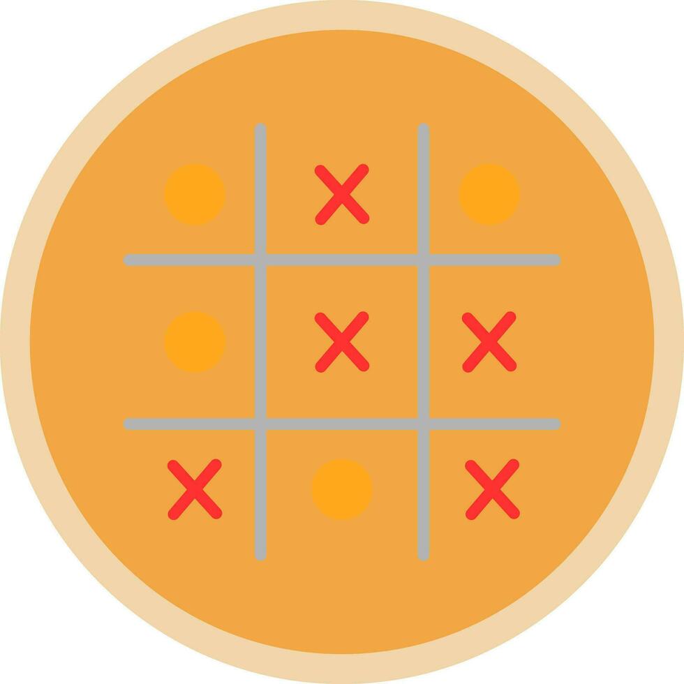 Tic Tac Toe  Vector Icon Design