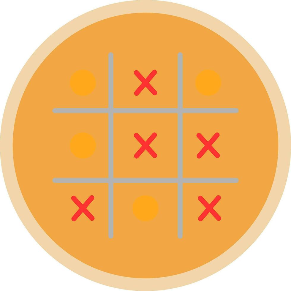 Tic Tac Toe  Vector Icon Design