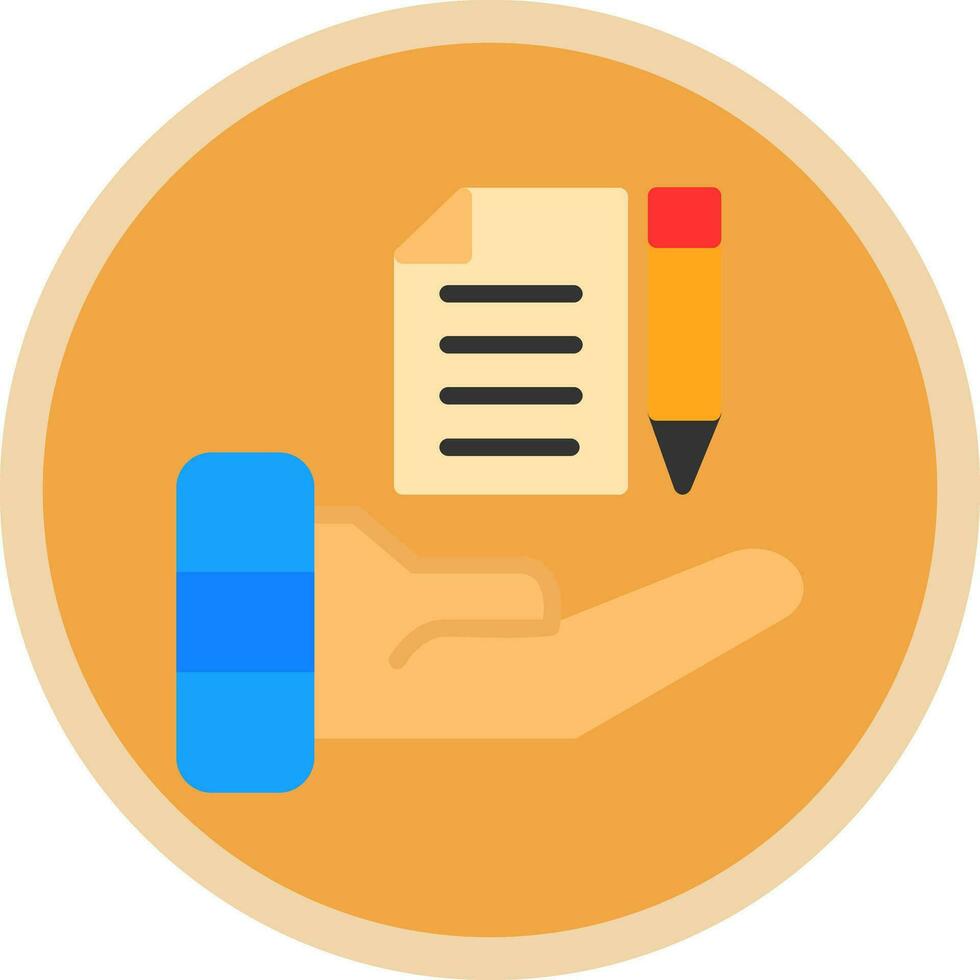 Contract Vector Icon Design