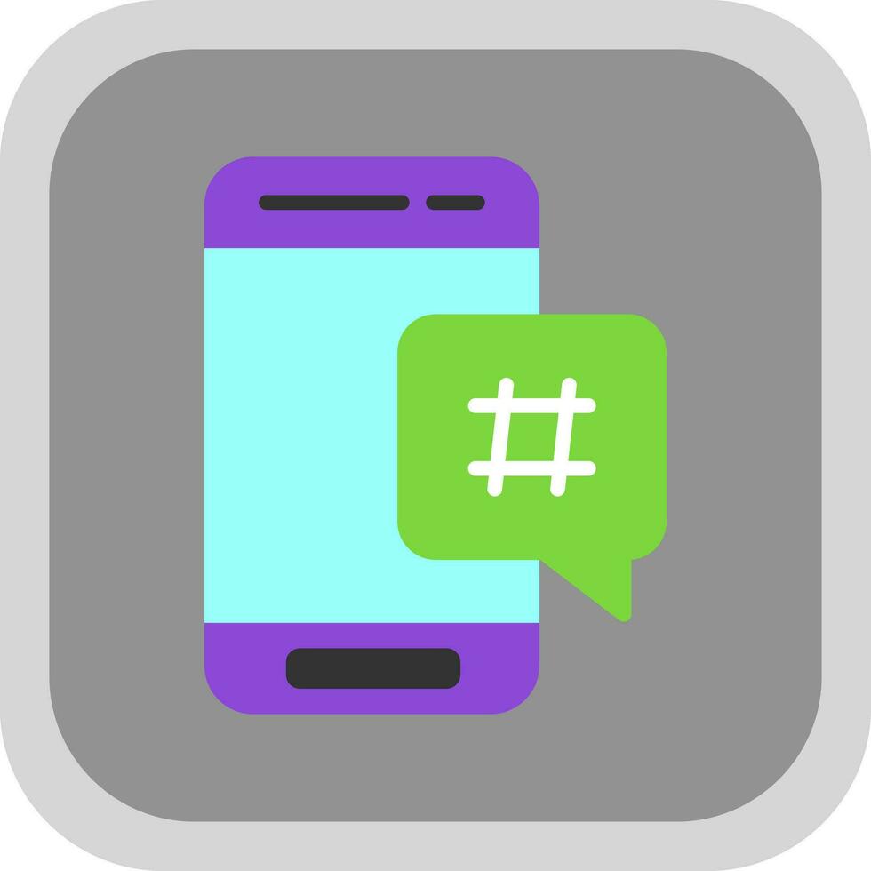 Hastag  Vector Icon Design