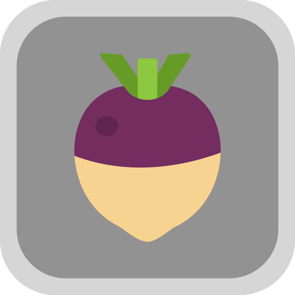 Rutabaga Vector Icon Design