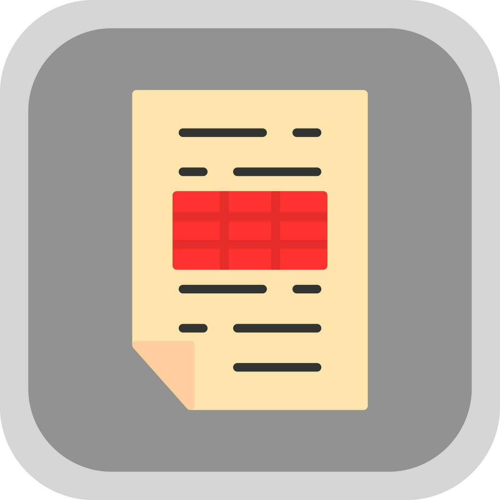 Table  Vector Icon Design
