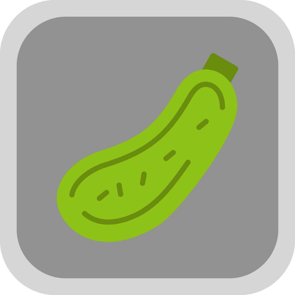 CourgetteZucchini Vector Icon Design