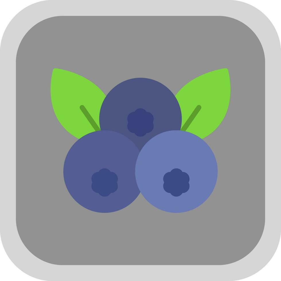 Blueberry Vector Icon Design