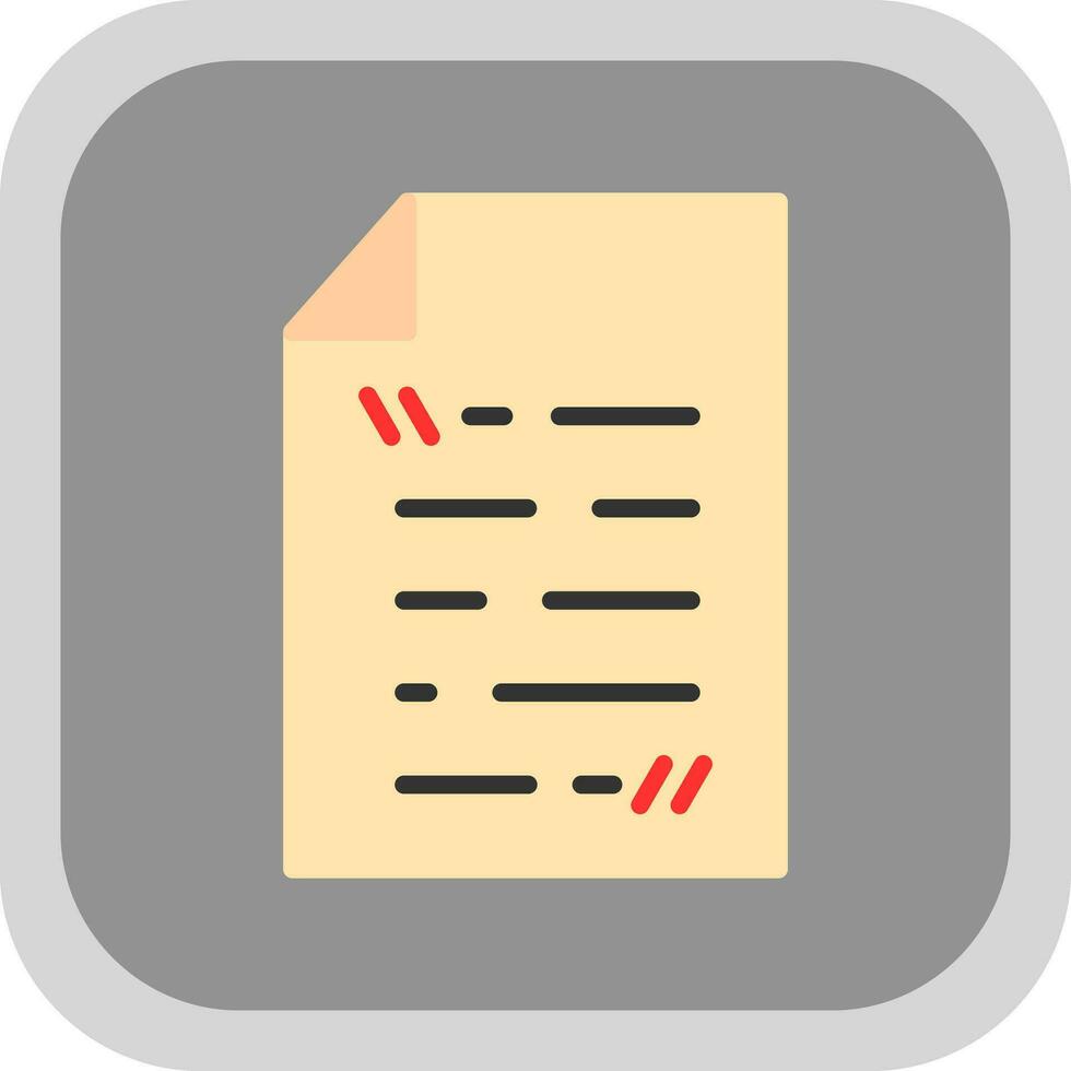 Quote  Vector Icon Design