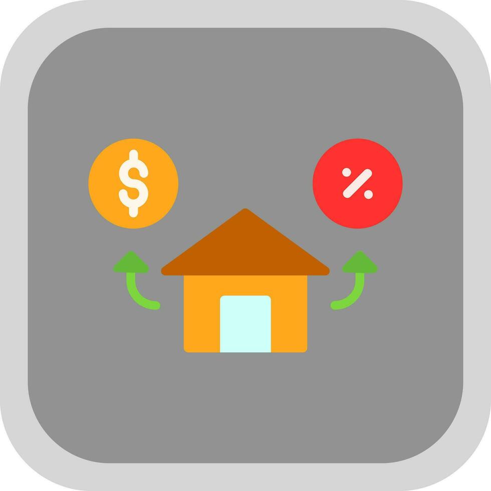 Mortgage Vector Icon Design