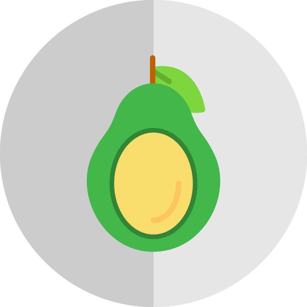 Avocado Vector Icon Design