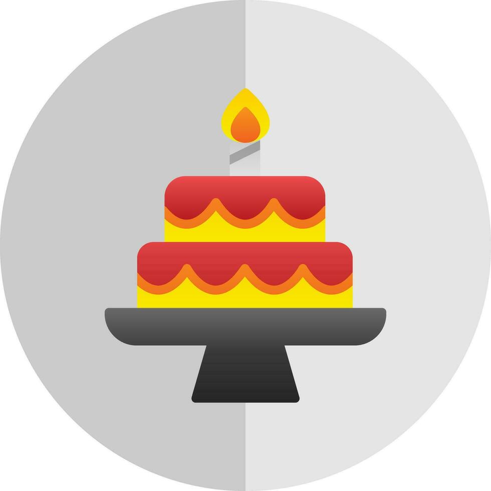 Cake Vector Icon Design