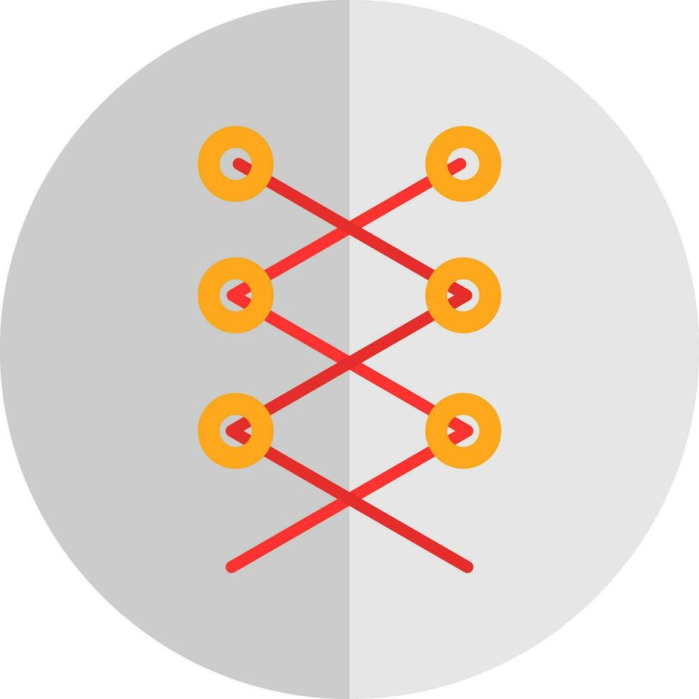 Shoe laces  Vector Icon Design