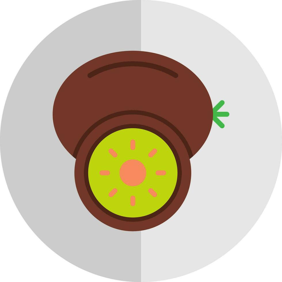 diseño de icono de vector de kiwi