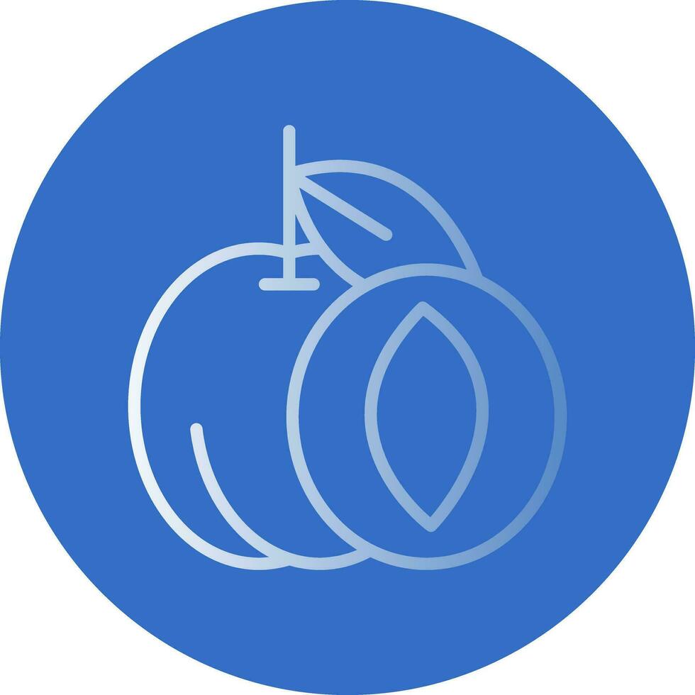 Apricot Vector Icon Design