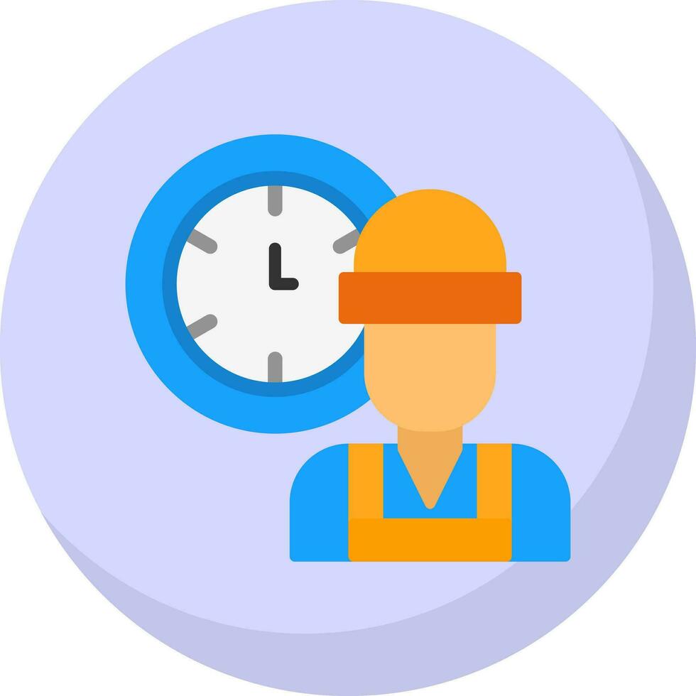 Working Hours  Vector Icon Design