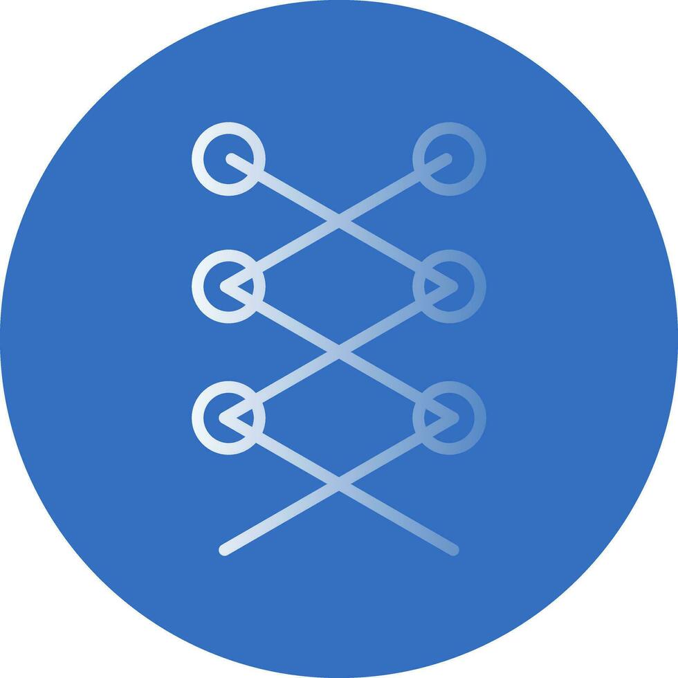 Shoe laces  Vector Icon Design