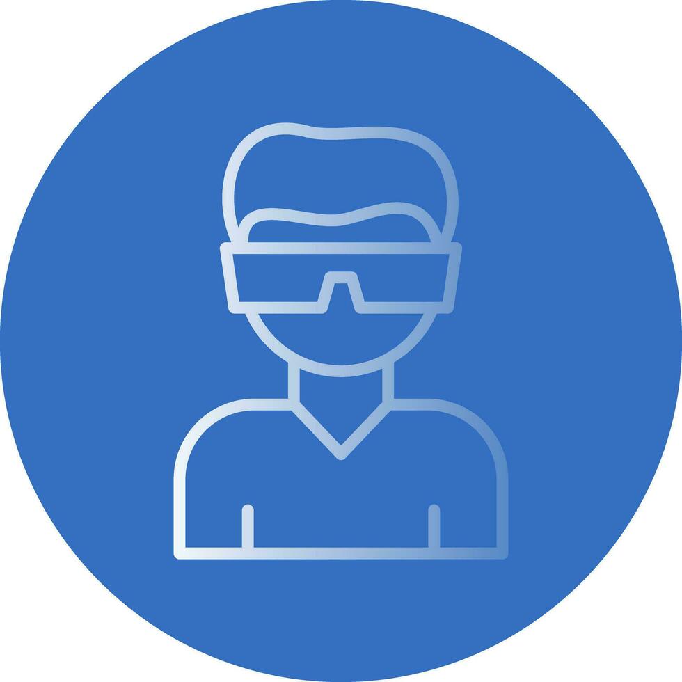 Virtual reality Vector Icon Design