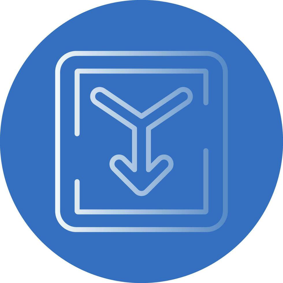 Merge Vector Icon Design