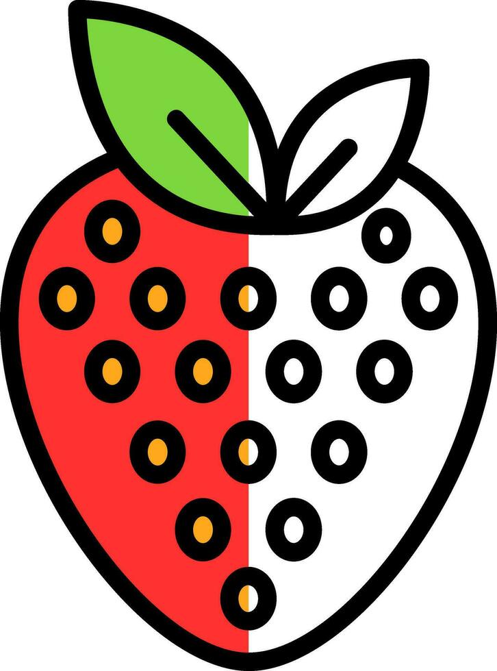 Strawberry Vector Icon Design