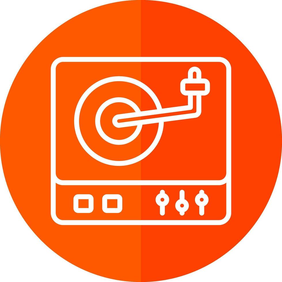 Phonograph  Vector Icon Design