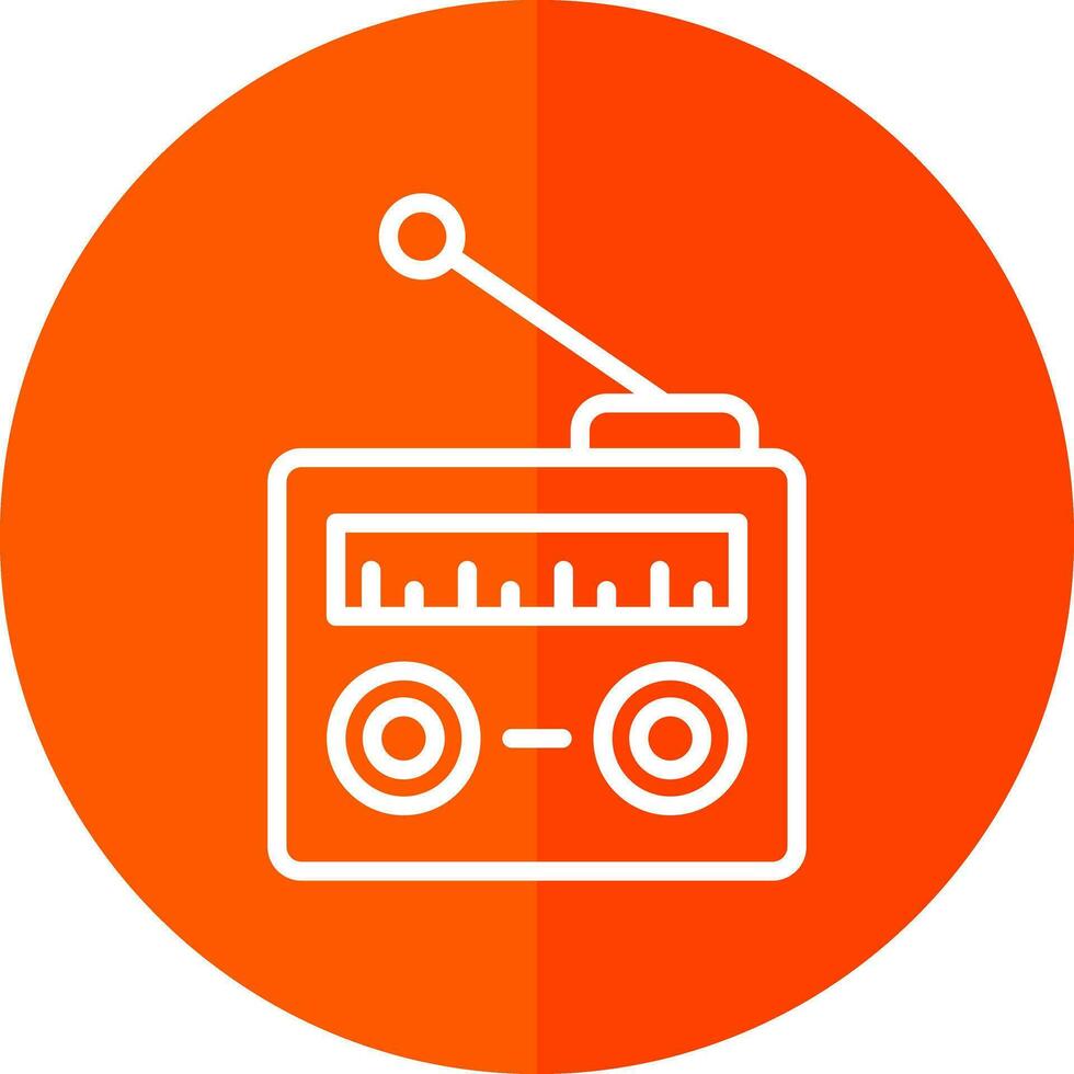 Radio  Vector Icon Design