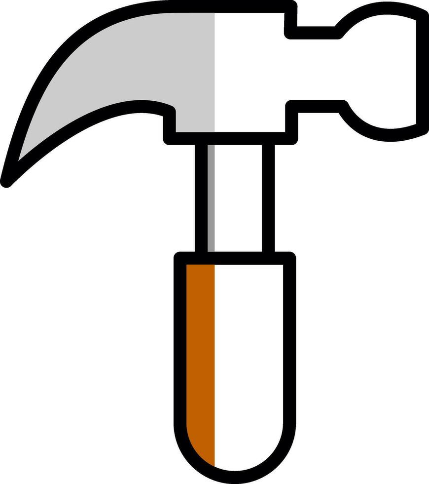 martillo vector icono diseño