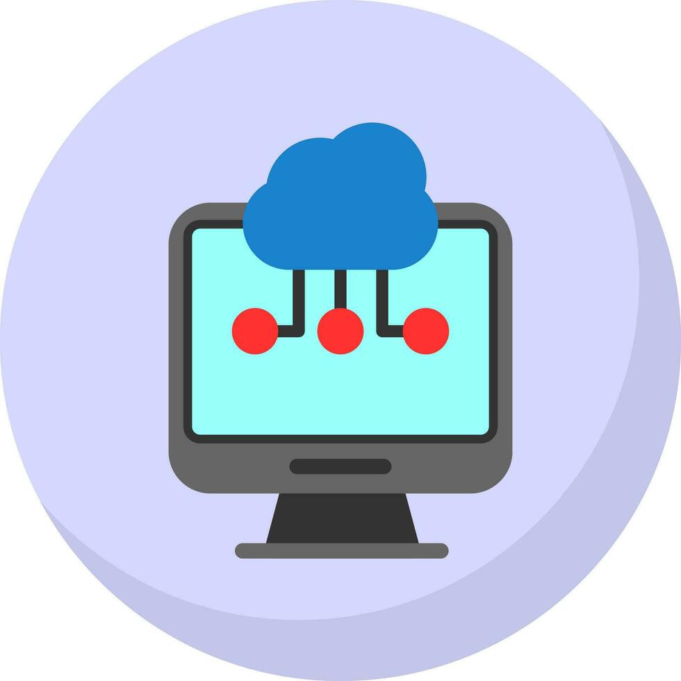 Cloud Storage  Vector Icon Design