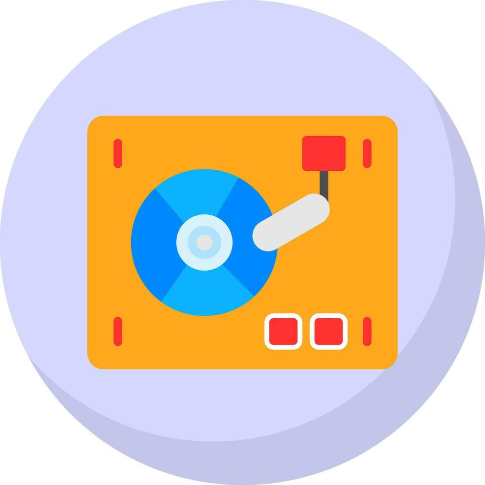 Turntable  Vector Icon Design