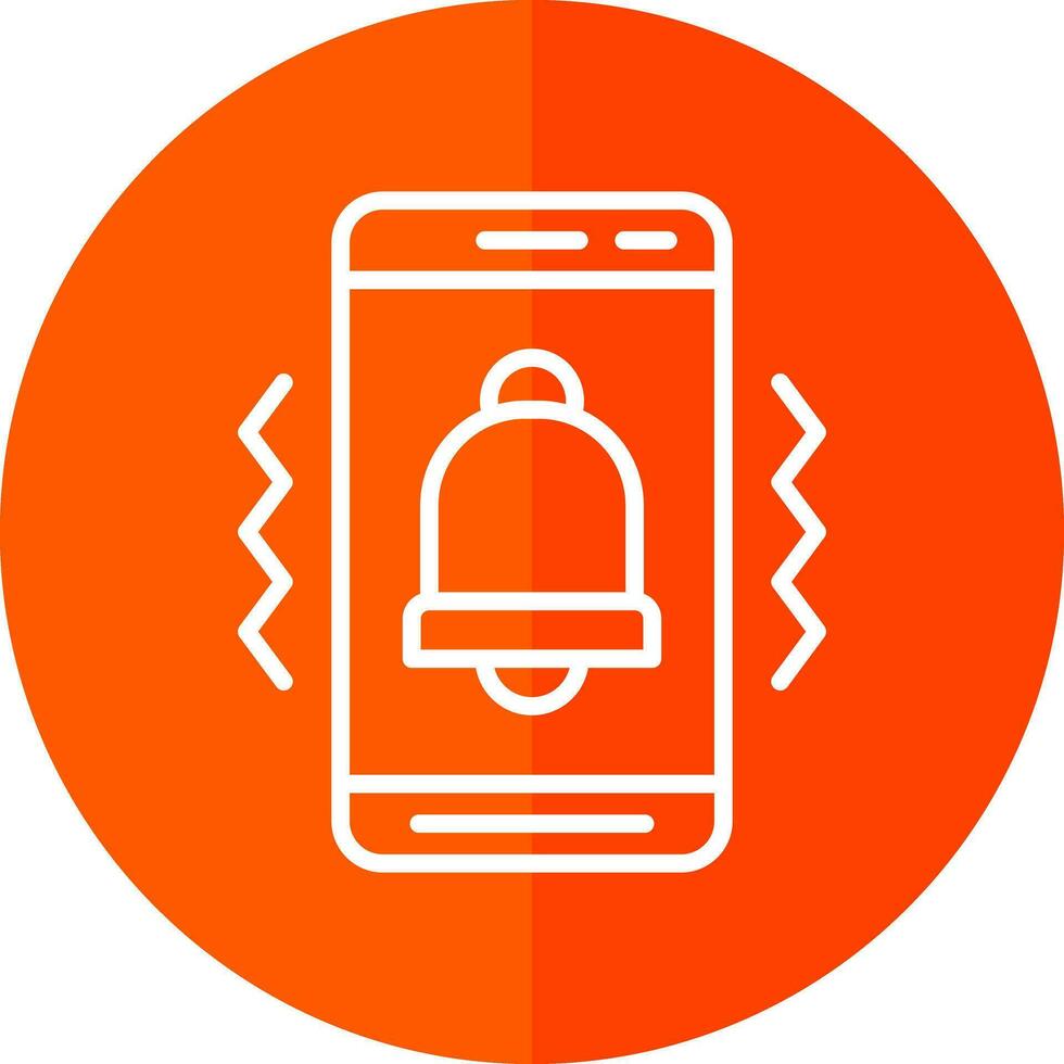 Mobile Vibrate  Vector Icon Design