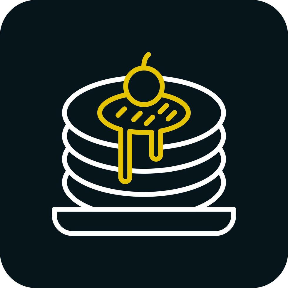 Pancakes Vector Icon Design