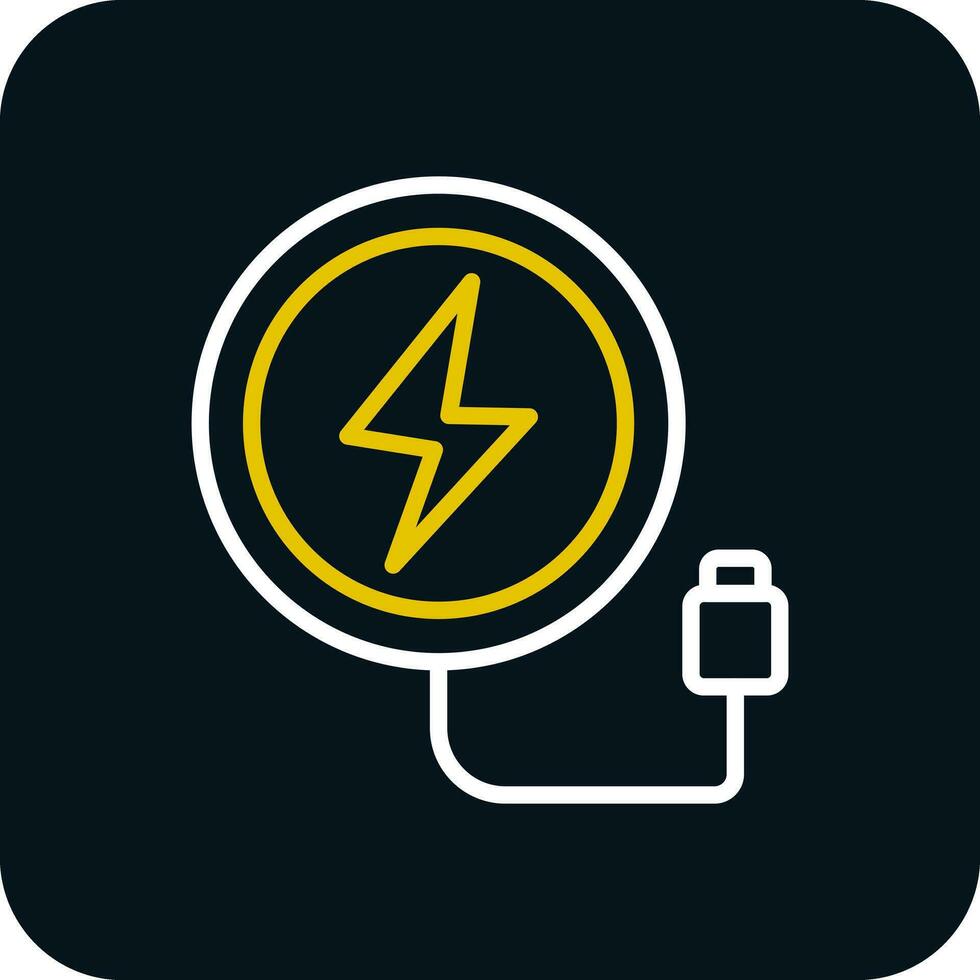 Wireless Charger  Vector Icon Design