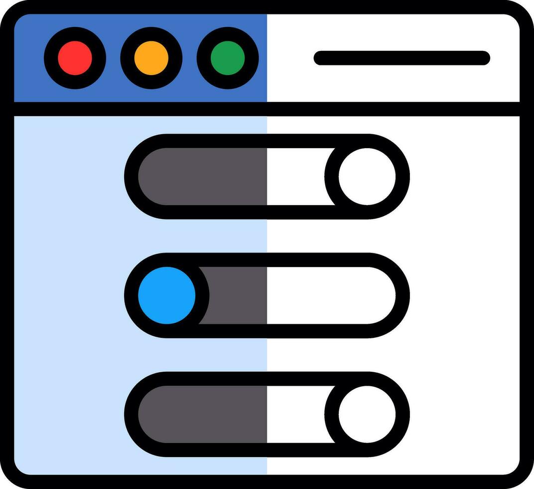 Setting  Vector Icon Design
