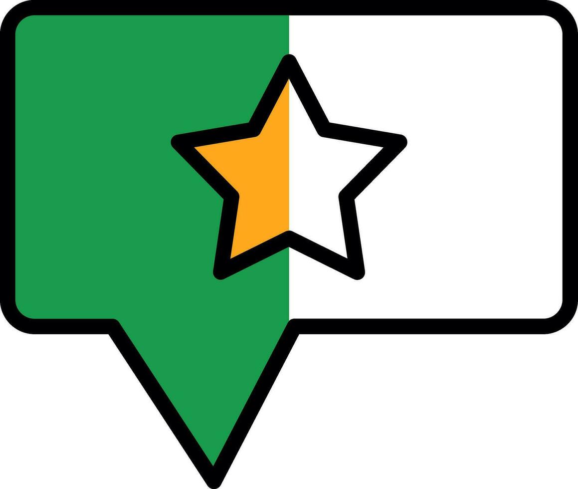 sembrado de estrellas vector icono diseño