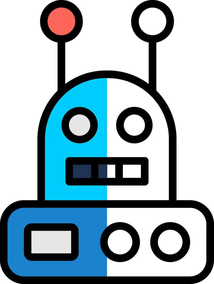 Robot  Vector Icon Design