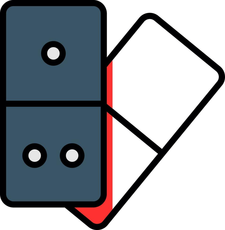 Domino  Vector Icon Design