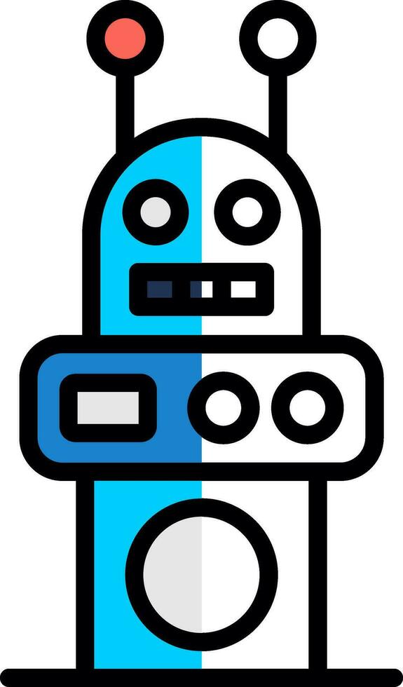 Robot  Vector Icon Design